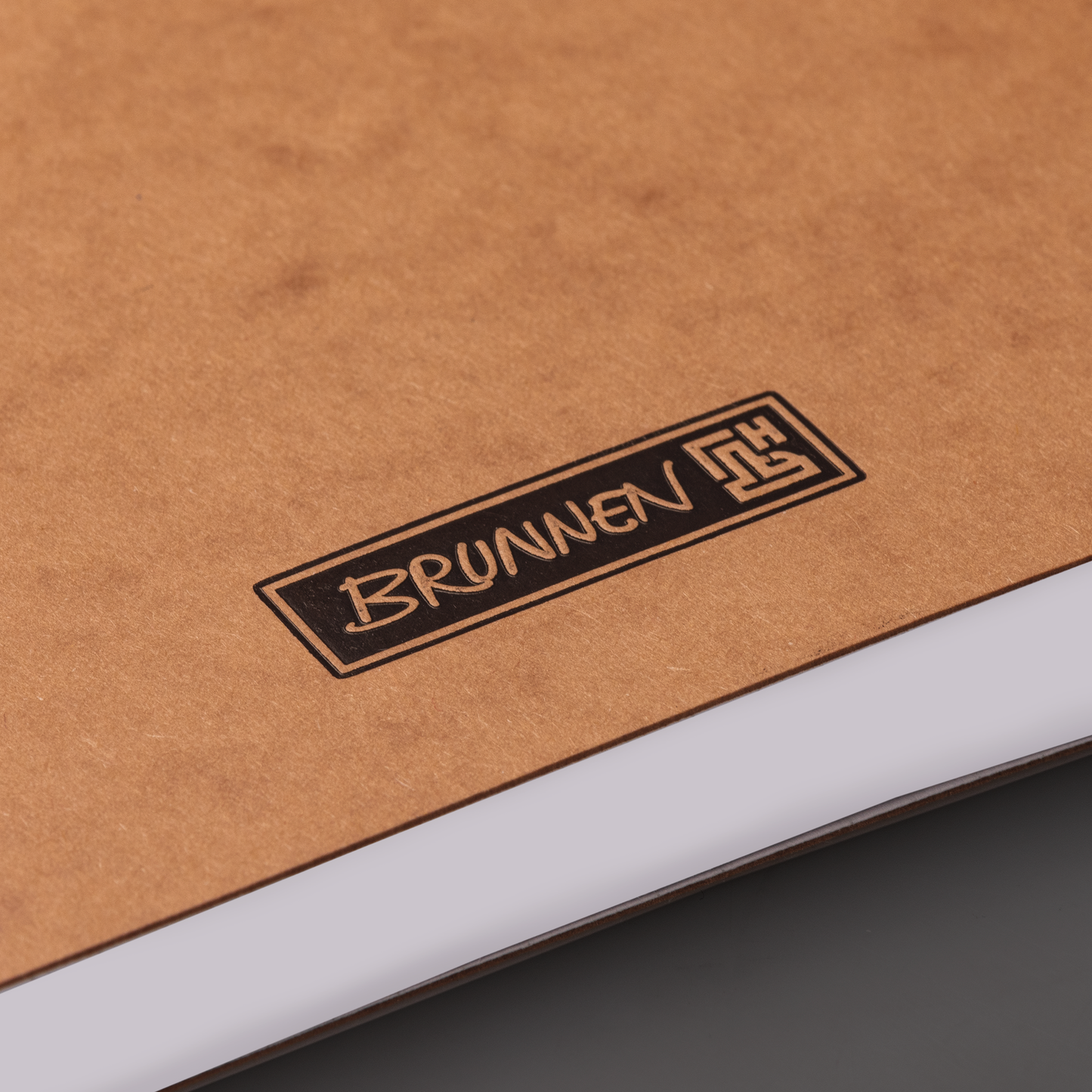 Notizbuch Brunnen Premium FACT!plus Kladde, A4, liniert, braun
