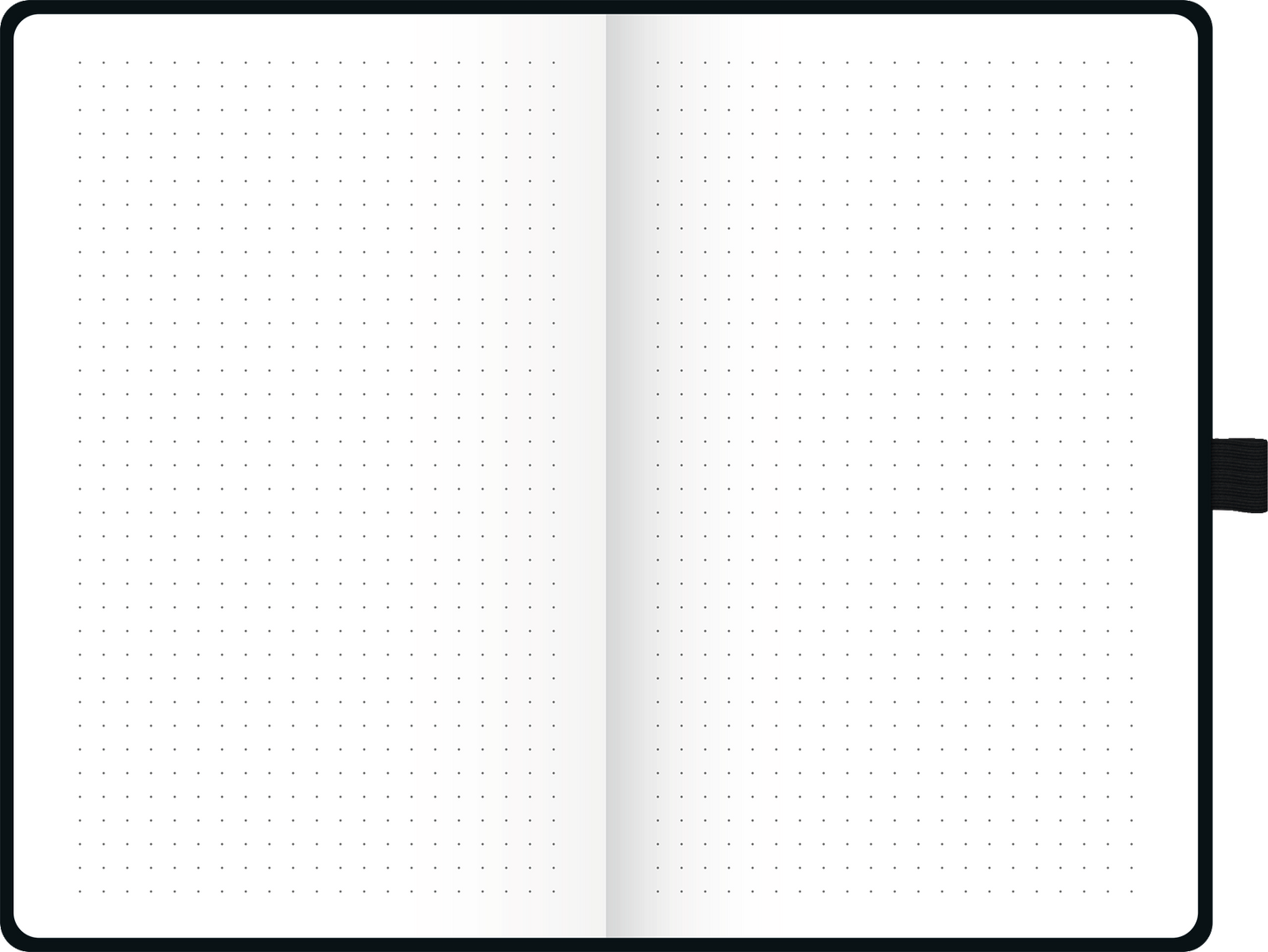 Notizbuch Brunnen Premium Kompagnon "Nature", A5, punktiert, Gummizugverschluss, braun