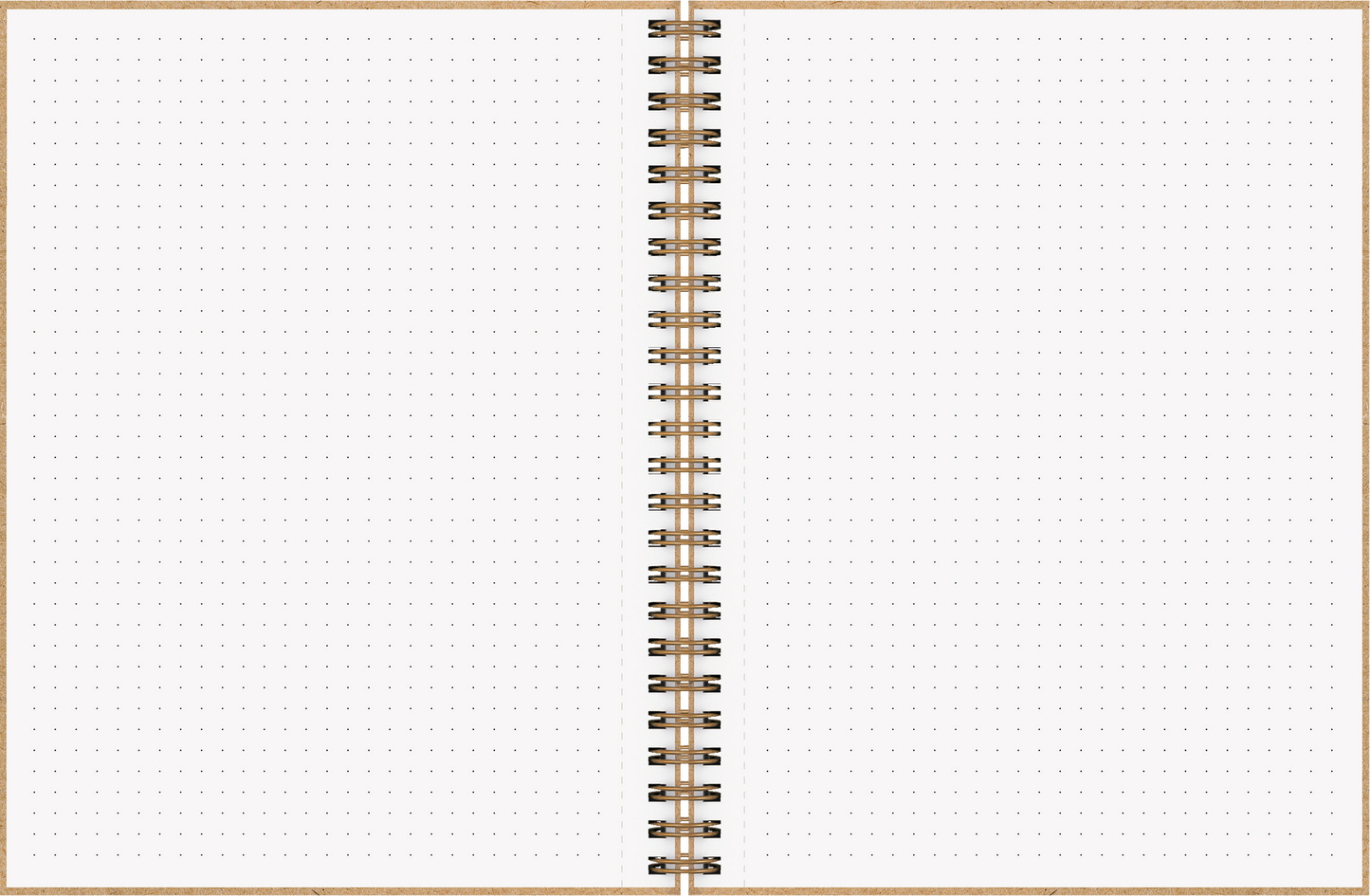 Notizbuch Brunnen Premium Wire, A5, punktiert, caramel