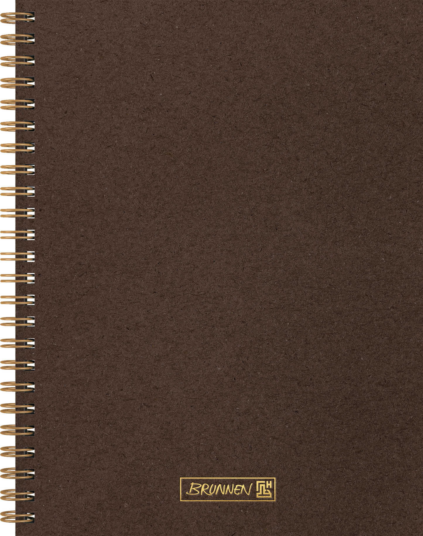Notizbuch Brunnen Premium Wire, A5, punktiert, chocolate