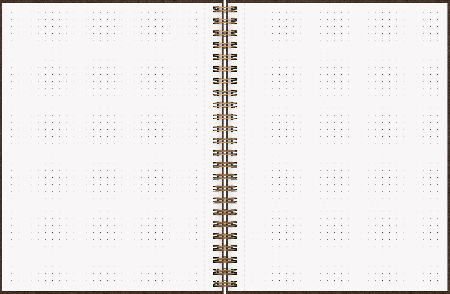 Notizbuch Brunnen Premium Wire, A5, punktiert, chocolate