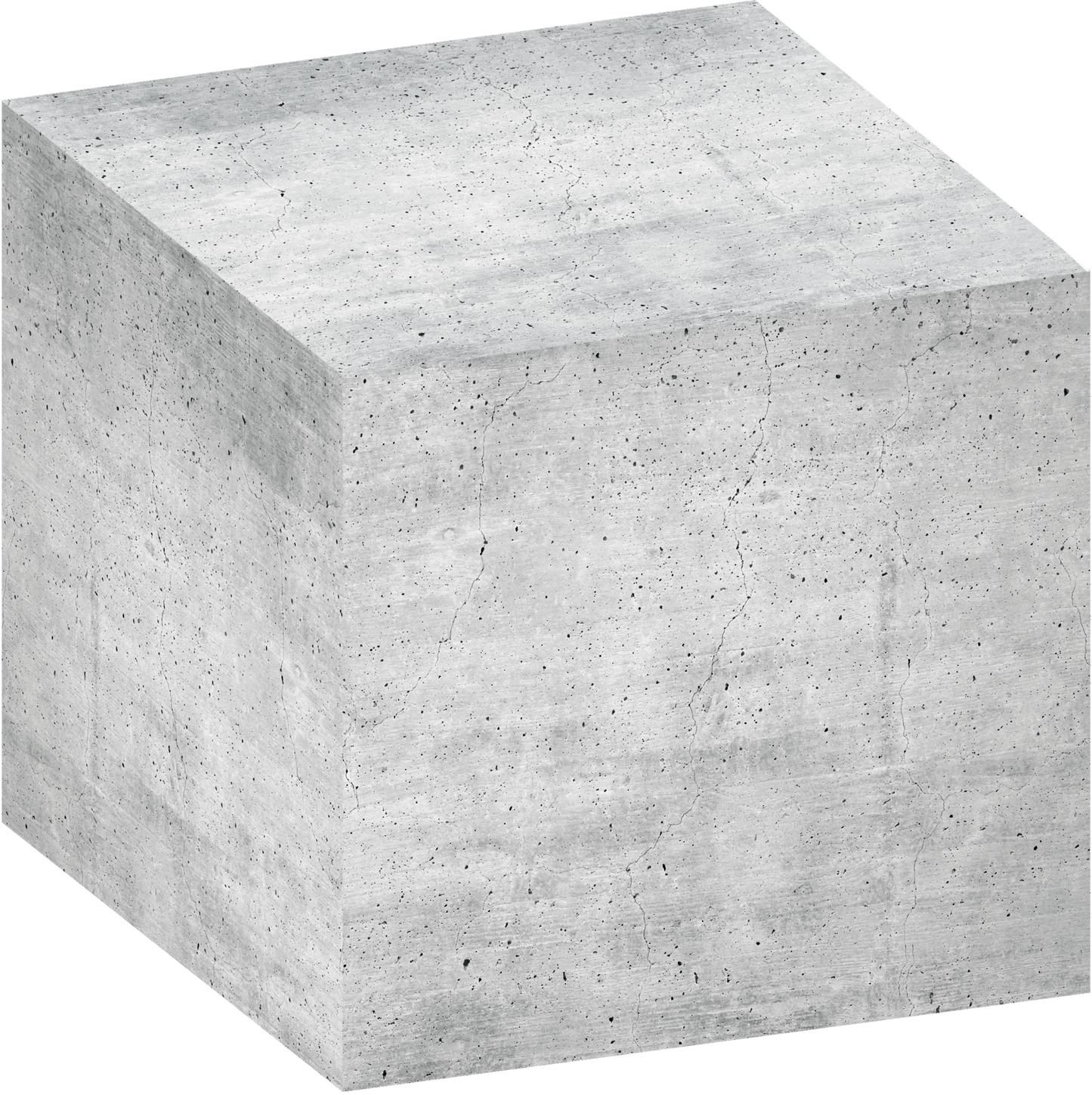 Zettelwürfel "Beton", 700 Blatt, grau