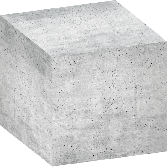 Zettelwürfel "Beton", 700 Blatt, grau