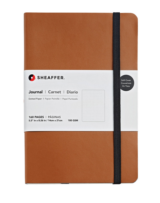 Notizbuch Sheaffer Journal, punktiert, A5, Medium, caramel brown